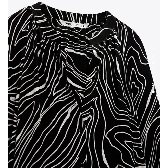 ⚫️ Zara ⚫️ viscose midi dress - size medium - Picture 6 of 8